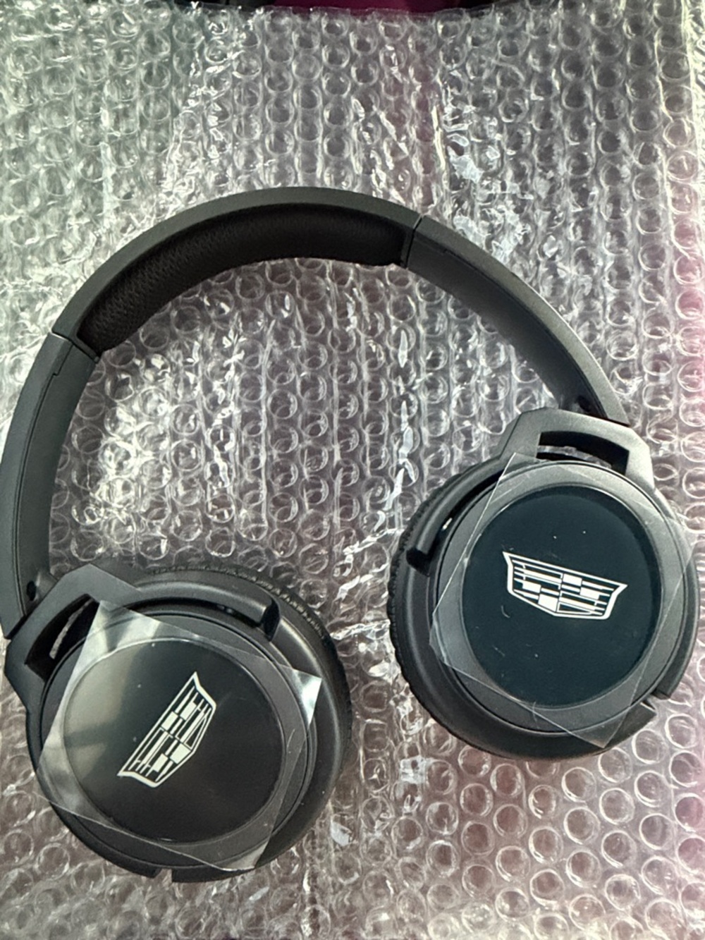 Cadillac Logo Black Over-Ear Headphones